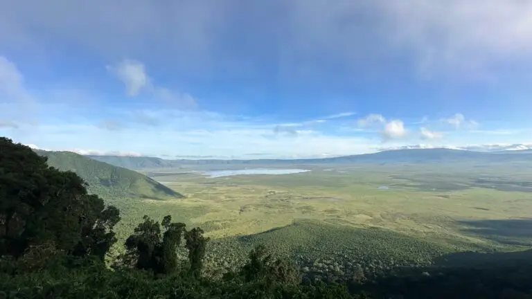 Ngorongoro crater conservation area in Tanzania Africa